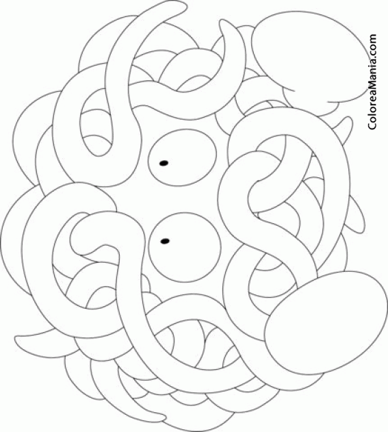 Colorear Pokemon Tangela