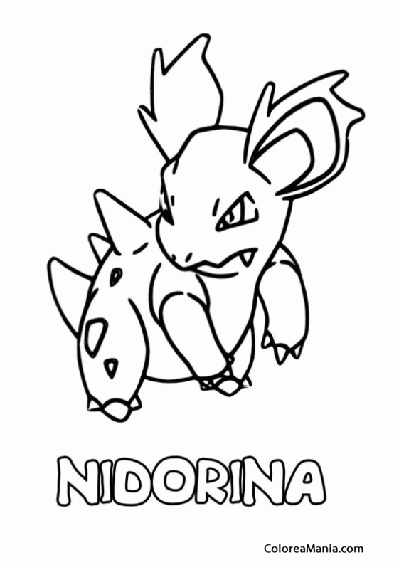 Colorear Pokemon Nidorina