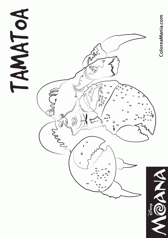 Colorear Tamatoa