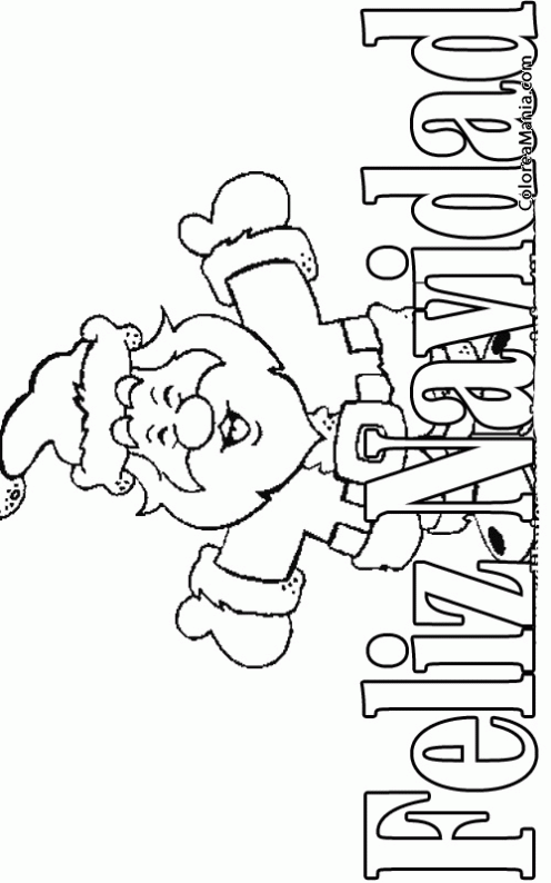 Featured image of post Feliz Navidad Dibujos Para Colorear