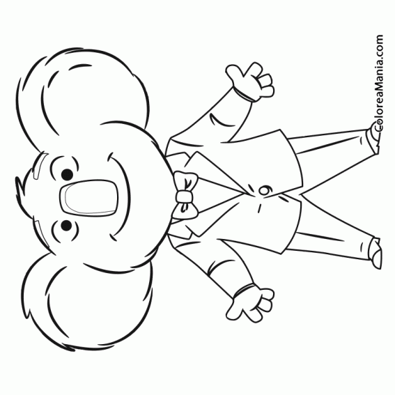 Colorear Buster (Canta), dibujo para colorear gratis Colorear Buster (Canta), dibujo para colorear gratis