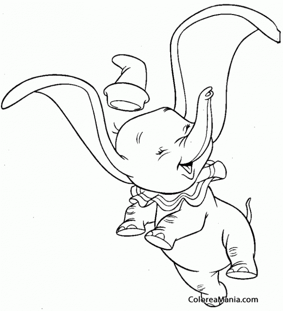 Colorear Dumbo 3