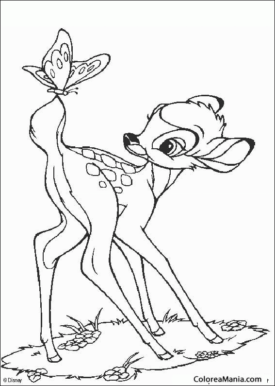 Colorear Bambi