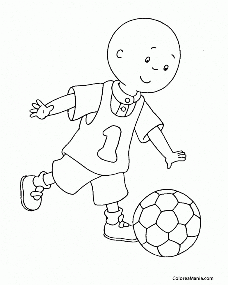 Colorear Caillou