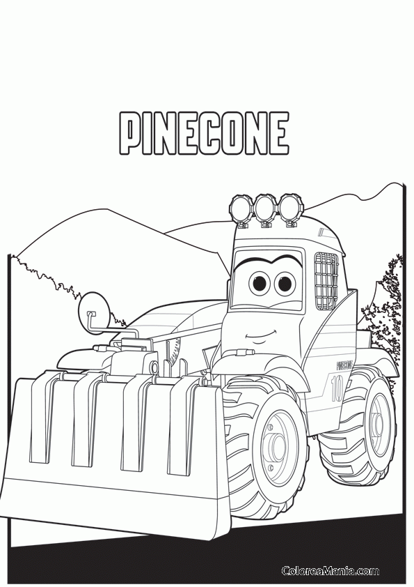 Colorear Pinecone
