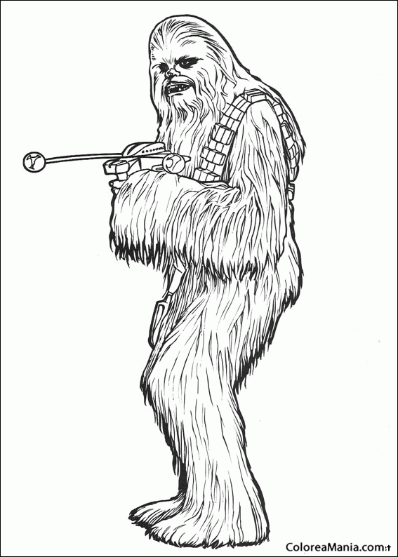 Colorear Chewbacca