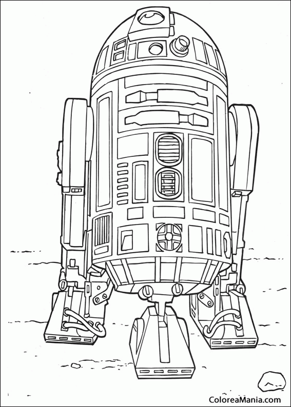 Colorear R2-D2 2