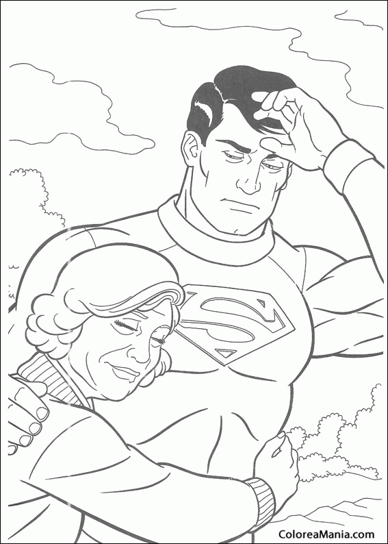 Colorear Superman 11