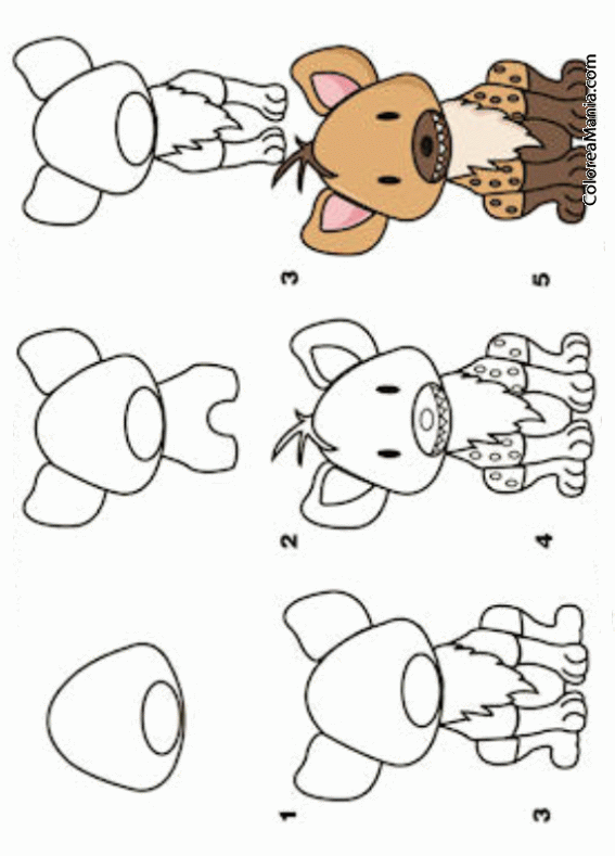 Colorear Como dibujar una Hiena