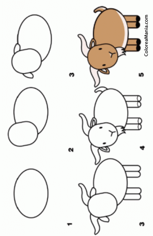 Colorear Como dibujar una cabra