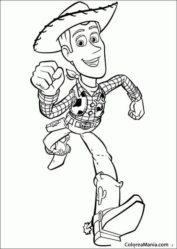 Colorear Woody