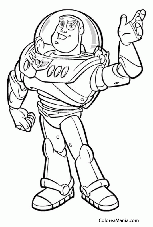 Colorear Buzz Lightyear