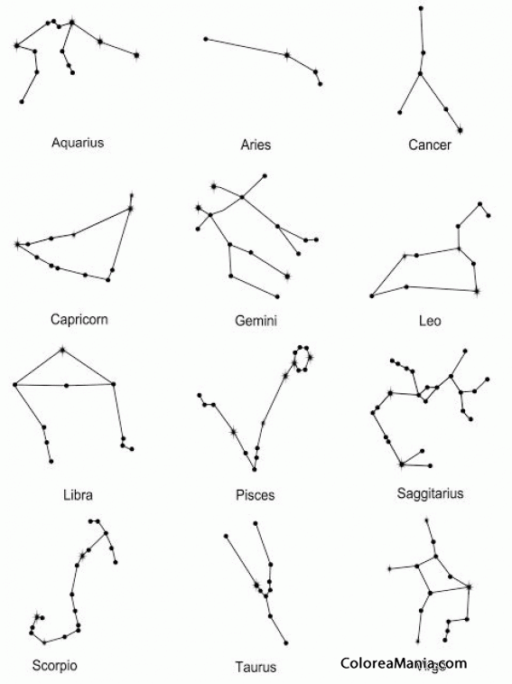 Colorear Constelaciones