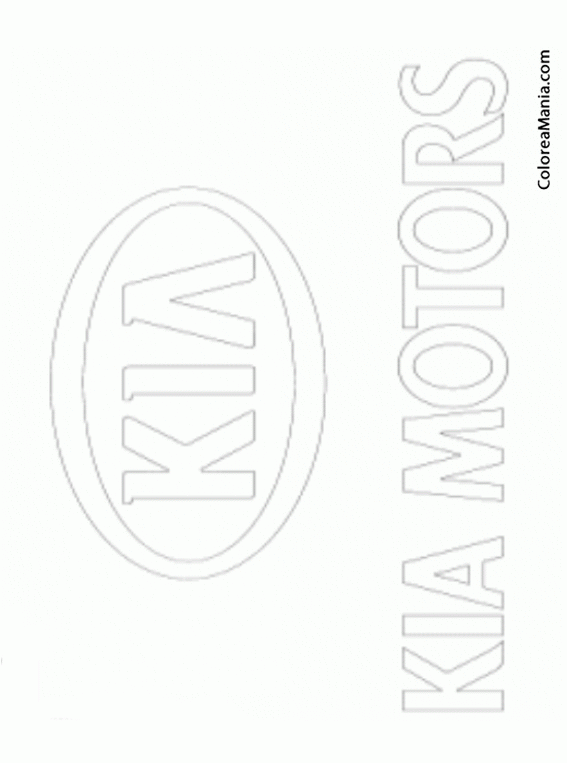 Colorear Kia Motors