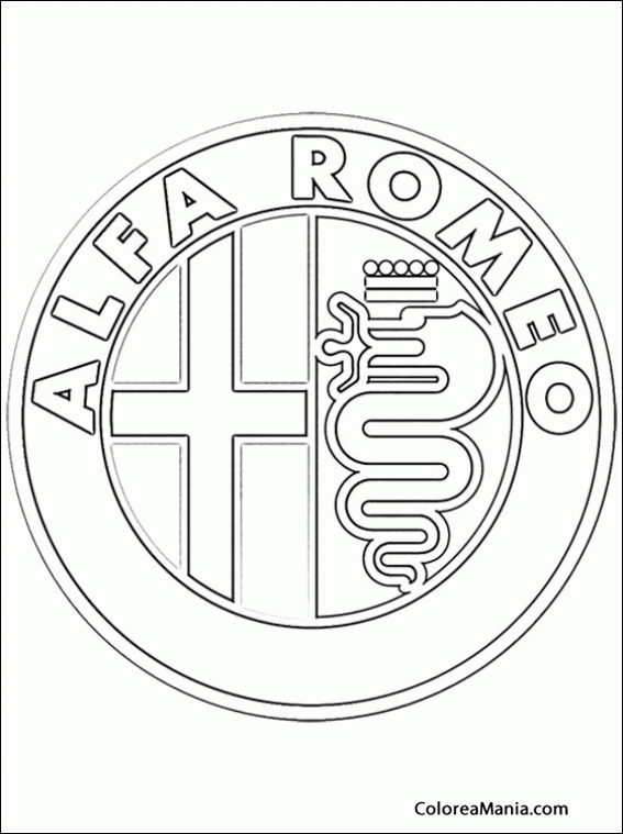 Colorear Alfa Romeo