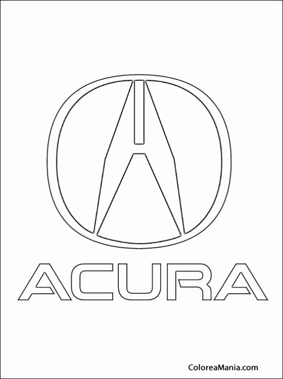 Colorear Acura