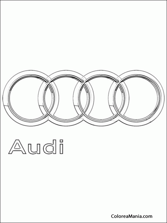 Colorear Audi Motors