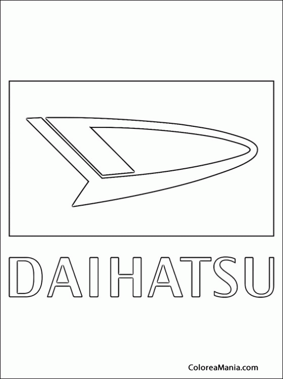Colorear Daihatsu motors