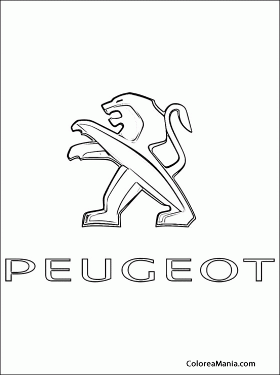 Colorear Peugeot