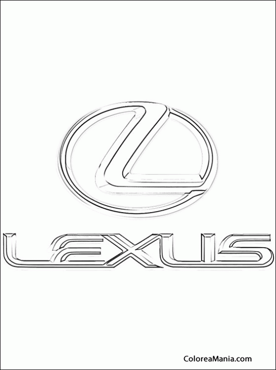 Colorear Lexus