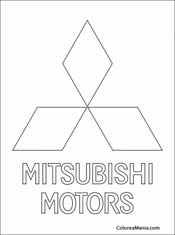 Colorear Mitsubishi