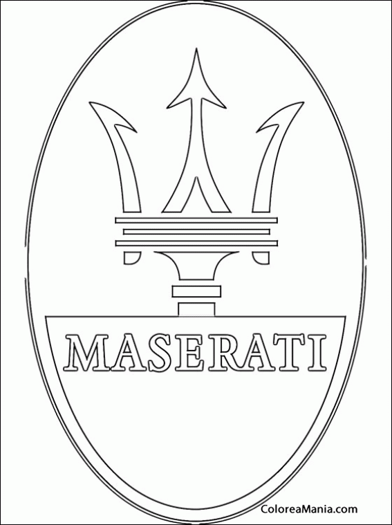 Colorear Maserati