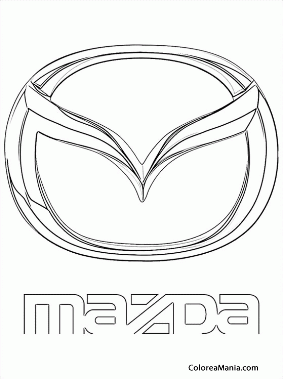 Colorear Mazda