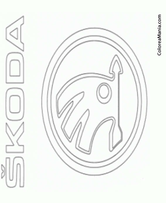 Colorear Skoda 2