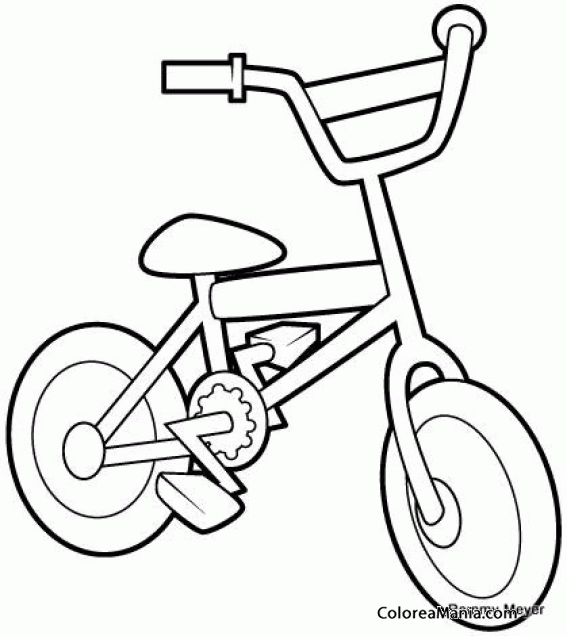 Colorear Bici infantil