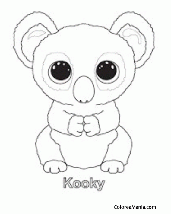 Colorear Kooky el koala