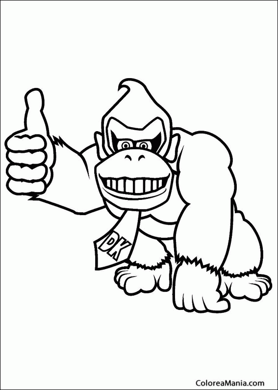 Colorear Donkey Kong