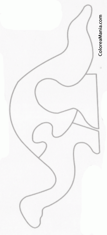 Colorear Dinosaurio (Fáciles), dibujo para colorear gratis Colorear Dinosaurio (Fáciles), dibujo para colorear gratis