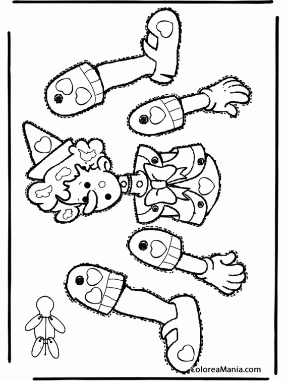 Colorear Pinocho 2 (Moviles, títeres), dibujo para colorear gratis Colorear Pinocho 2 (Moviles, títeres), dibujo para colorear gratis