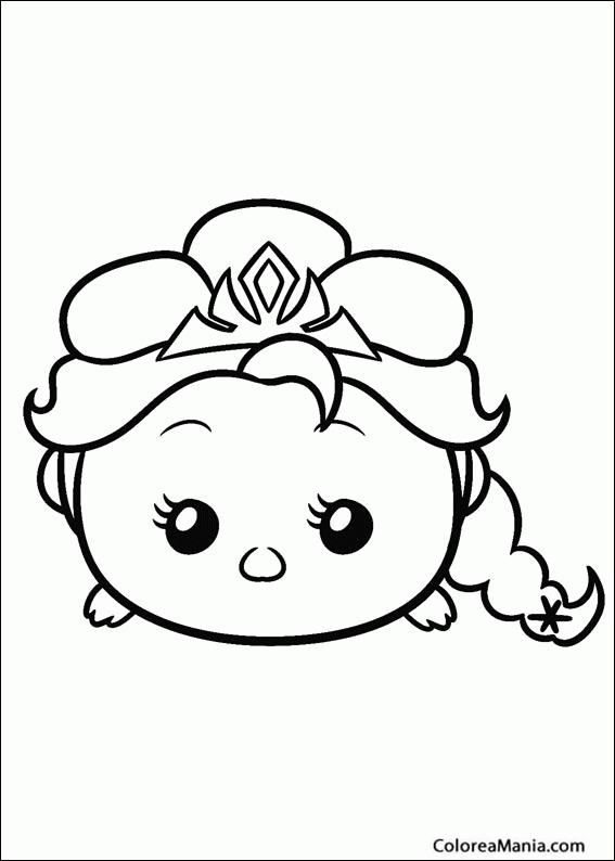 Colorear Frozen Tsum Tsum