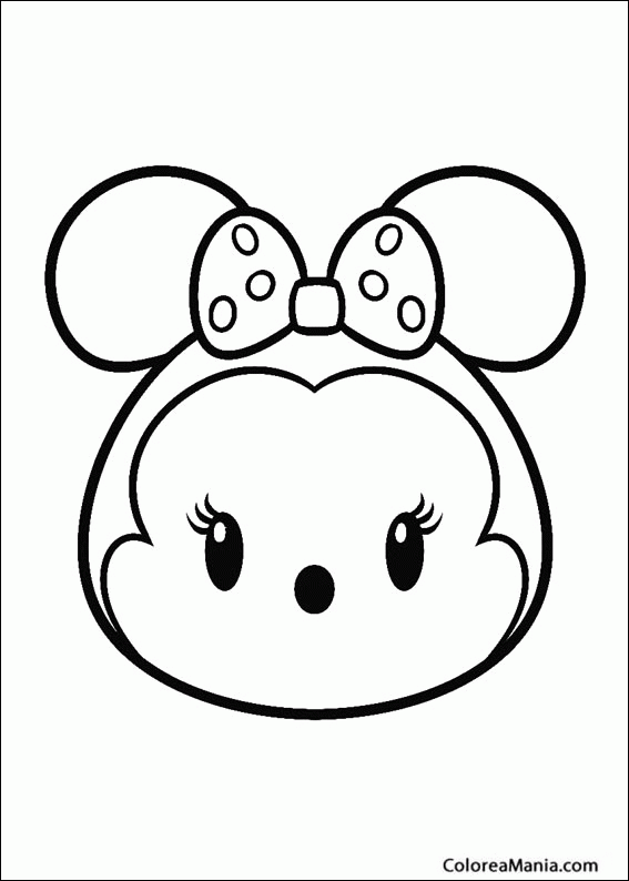 Colorear Tsum Tsum Minnie