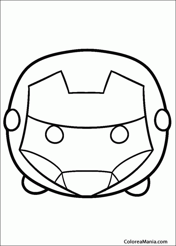 Colorear Tsum Tsum Iron Man