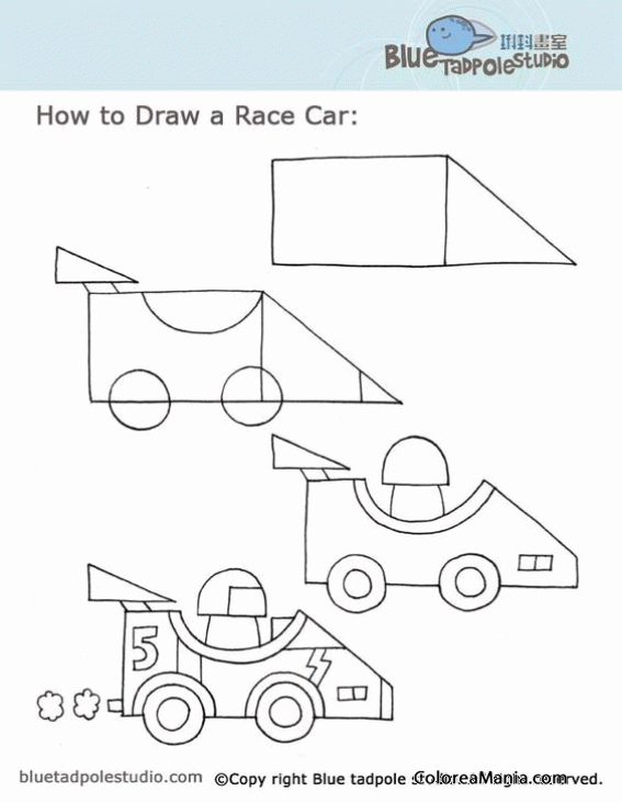 Colorear Coche de Formula 1