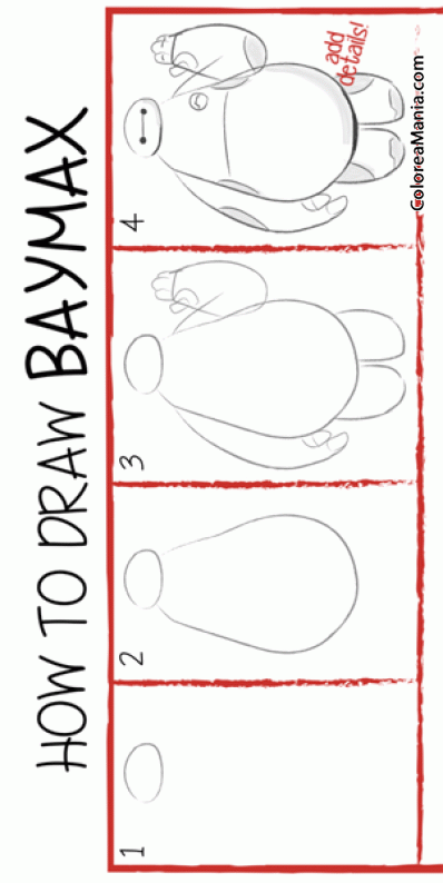 Colorear Aprende A Dibujar A Baymax Como Dibujar Personajes