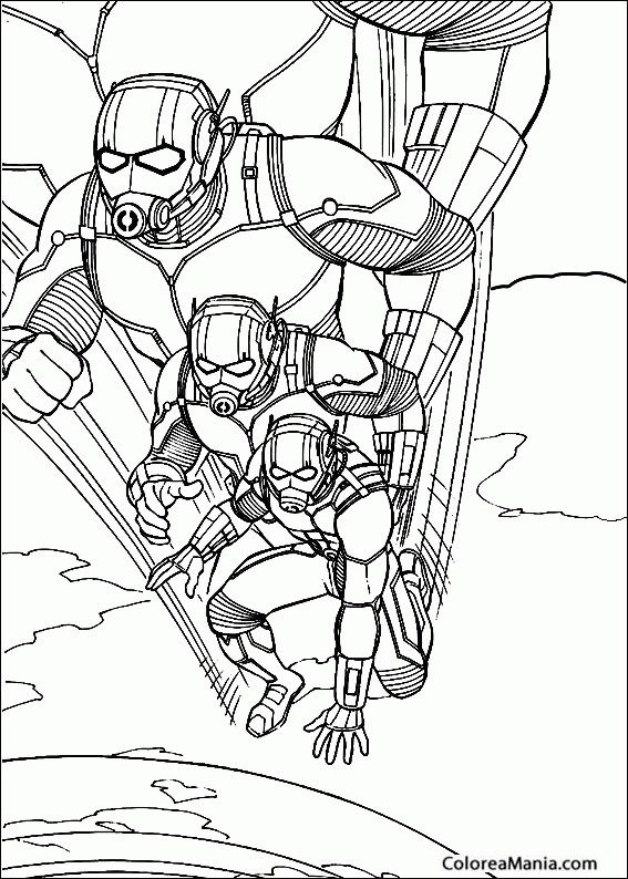 Colorear Ant-Man 5