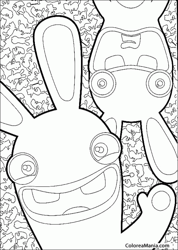 Colorear Rabbids Invasion