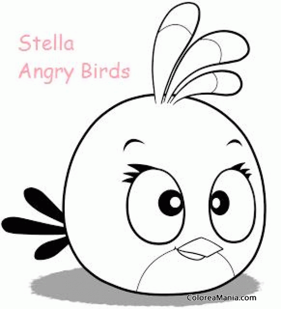 Colorear Stella cuando era un beb