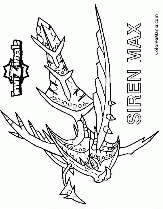 Colorear Siren Max