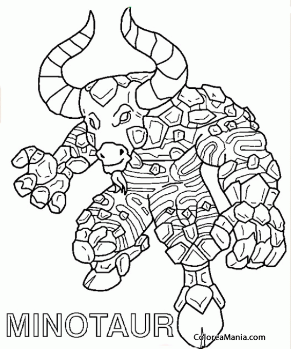 Colorear Minotaur