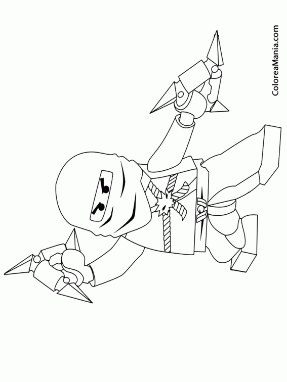 como eso Furioso Ligeramente Colorear Lego Ninjago 4 (Ninjago), dibujo para colorear gratis