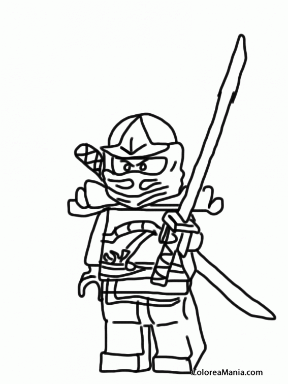 Colorear Lego Ninjago 6