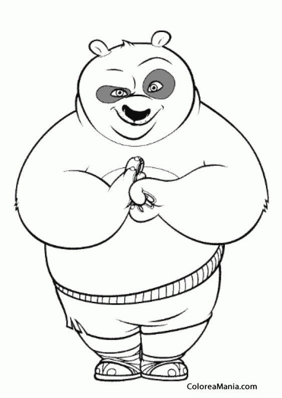 Colorear Kung Fu Panda 2