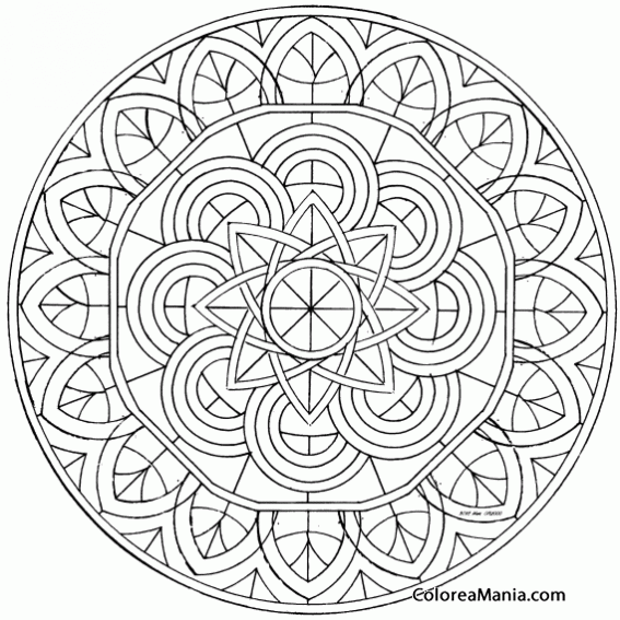 Colorear Mandala para meditar