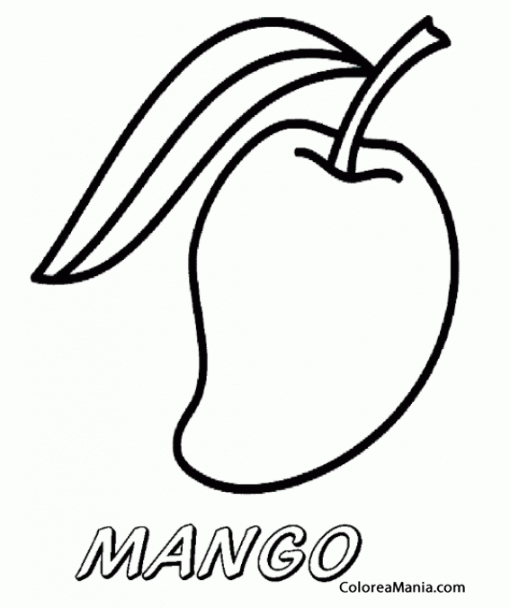 Colorear Mango pequeo