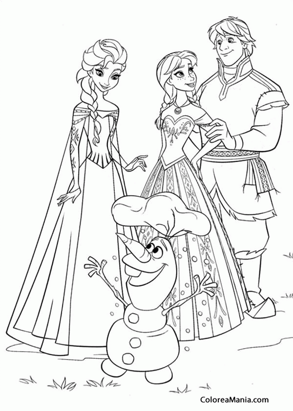 Colorear Frozen 2