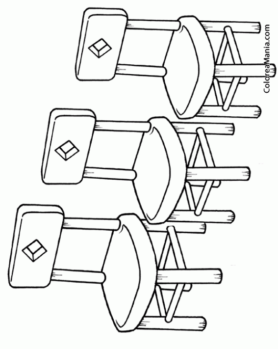 Colorear Sillas 2